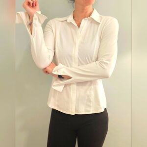 Elegant White Women's Blouse